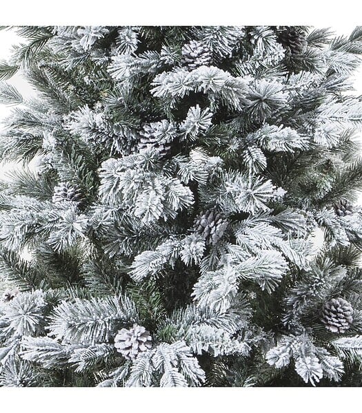 FEERIC LIGHTS & CHRISTMAS - Sapin de Noël artificiel  Vert floqué enneigé qualité premium H 180 cm - large