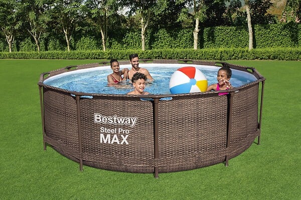 BESTWAY - Piscine hors sol ronde Steel Pro Max 366X100cm, FAC,Ech - large