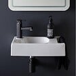 PLANETE BAIN - Lave mains suspendu avec porte serviette Dallas - vignette