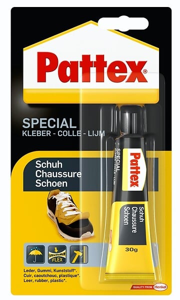 PATTEX - Colle à chaussures - Pattex Spécial Chaussures - Tube 30g - large