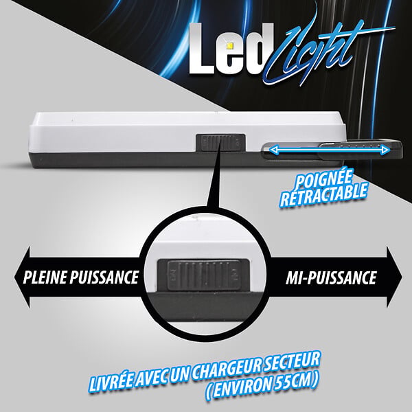 LED LIGHT - Lampe de secours 30 Leds - Anti blackout - large