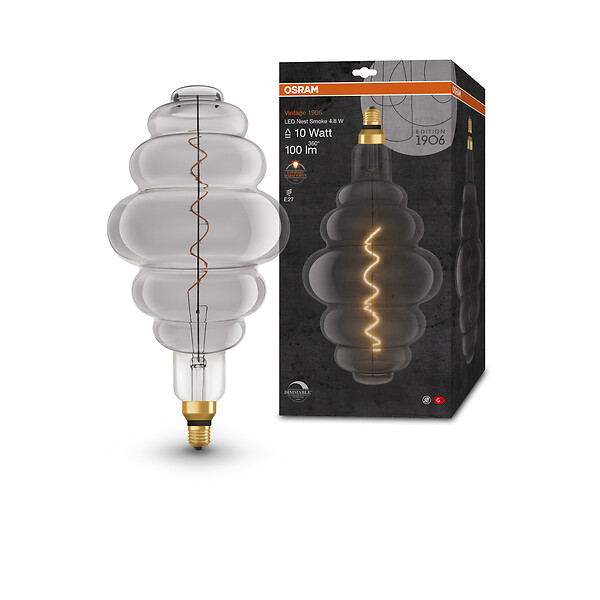 OSRAM - Ampoule LED Edition 1906 Nest Fumé 4W - large