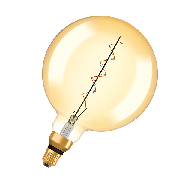 OSRAM - Edition 1906 Ampoule LED Globe 200mm clair fil var OR spiral 5W E27 ch - large
