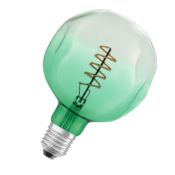 OSRAM - Edition 1906 Ampoule LED ET124 clair fil vert var 4,5W=20 E27 ch - large