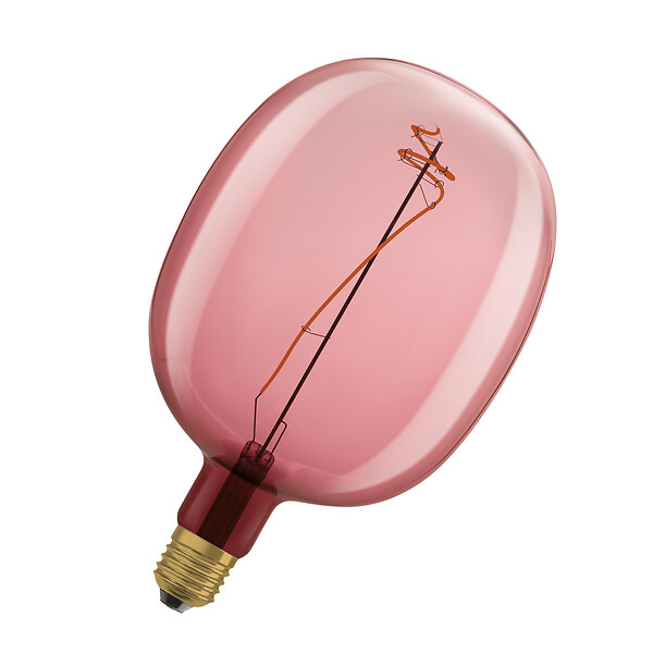 OSRAM - Ampoule LED Ballon Fil Rose - 4,5W E27 - large