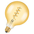 OSRAM - Ampoule LED globe - Verre ambré - Filament spiralé 4W E27 - vignette
