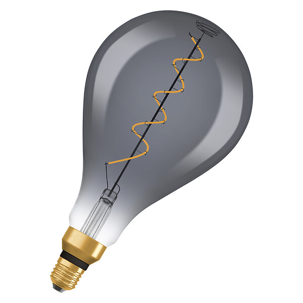 OSRAM - Ampoule LED décorative verre Vintage 1906 Fumé 4W - large