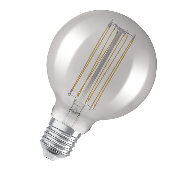 OSRAM - Edition 1906 Ampoule LED Globe 125mm clair fil var SMOKE 6,5W E27ch - large