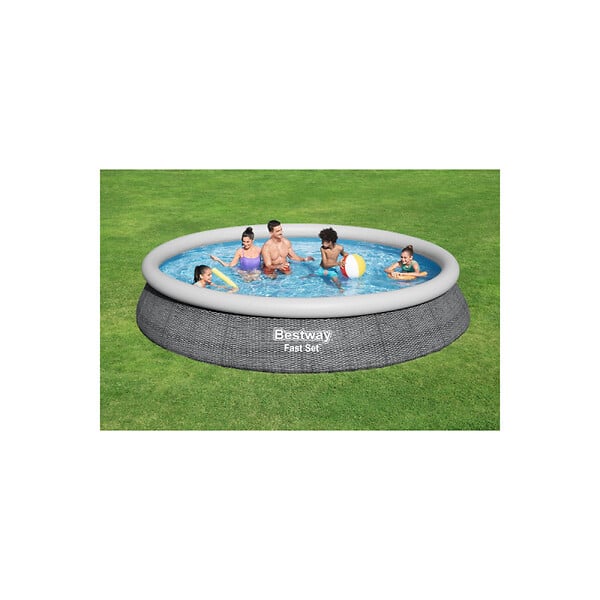 BESTWAY - Piscine auto-portante ronde BESTWAY - 457 x 84 cm - 9677 L - Fast Set - 57313 - large