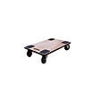 STOCKMAN - Plateau roulant bois 350kg 600x400mm roues caoutchouc PB34 Stockman - vignette