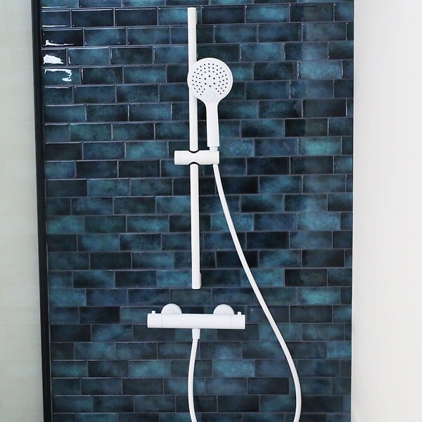 ESSEBAGNO - Luisa mitigeur douche thermostatique blanc - large