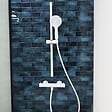 ESSEBAGNO - Luisa mitigeur douche thermostatique blanc - vignette