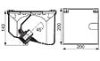LEMAN - Jeu de 2 fers bruts N°299 pour porte-outils Ht.90 mm Leman - vignette