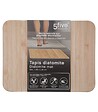 5 FIVE SIMPLY SMART - Tapis de salle de bain en Diatomite Bambou 45 x 35 cm - vignette