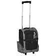 PAWHUT - 2 en 1 trolley chariot sac à dos sac de transport à roulettes pour chien chat gris - vignette