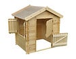 TIMBELA - Timbela M516-1 Maison en bois pour enfants SANS PLANCHER - 112x146xH143 cm / 1.1m2 - vignette