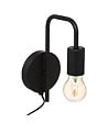 ATMOSPHERA - Applique murale en métal Noir H 25 cm - vignette