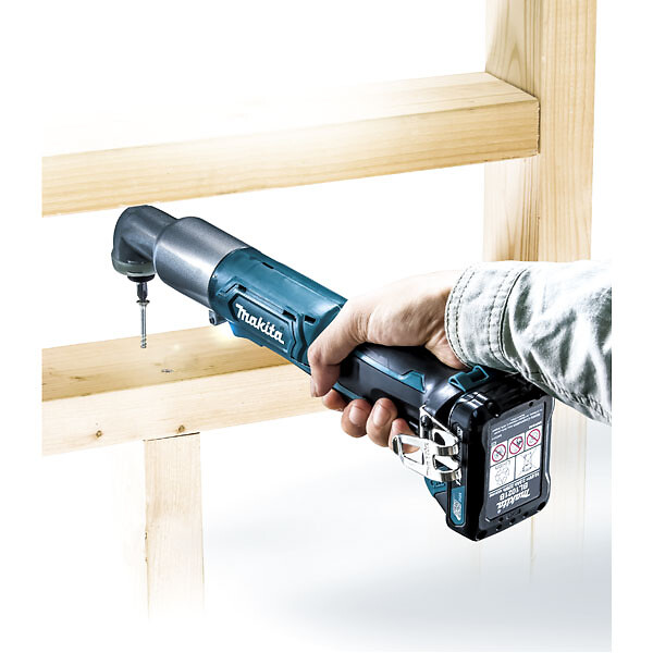 MAKITA - Visseuse d'angle à chocs sans fil - 12 V CXT Li-Ion 2 Ah - 1/4'' 6,35 mm Forme C - 60 Nm - large
