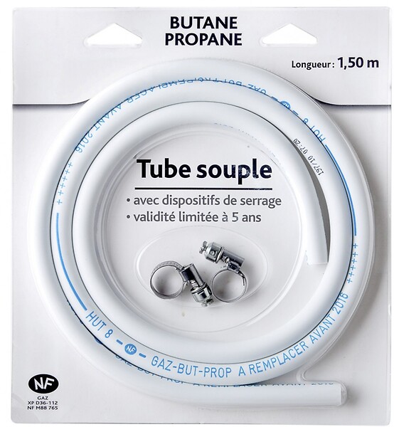 HABITAT ET JARDIN - Kit Tube Souple Butane / Propane 1.5m - large