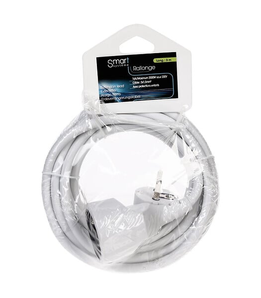5 FIVE SIMPLY SMART - Rallonge electrique 3 metres avec terre - large