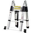 GT MARKET - Échelle télescopique pliable en aluminium - 3.80 mètres - vignette