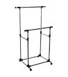 5 FIVE SIMPLY SMART - Portant à vêtements en Acier Inox Double barre extensible en hauteur et largeur - vignette
