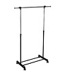 5 FIVE SIMPLY SMART - Penderie Portant à vêtements en Inox extensible en hauteur et largeur H 165 cm - vignette