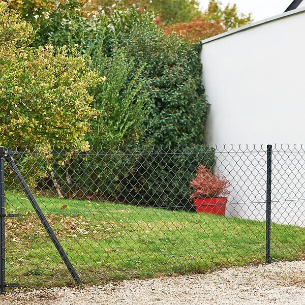 CENTRALE BRICO - Grillage rouleau simple torsion gris, Rouleau 20m, Hauteur 1m00, Maille 50x50mm - large