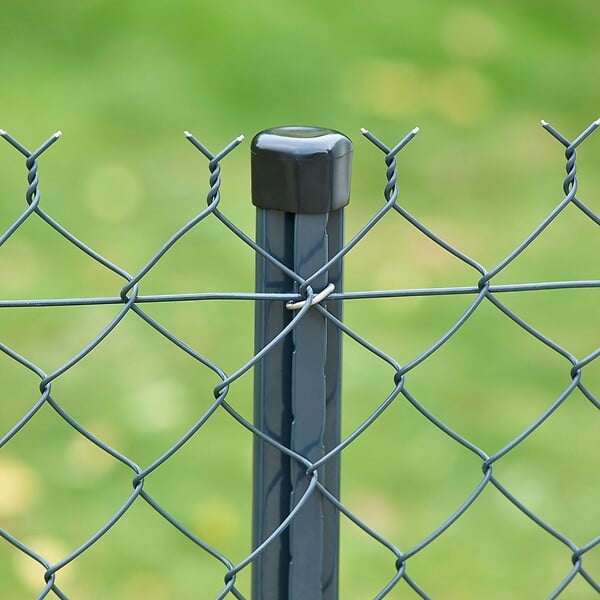 CENTRALE BRICO - Grillage rouleau simple torsion gris, Rouleau 20m, Hauteur 1m00, Maille 50x50mm - large