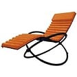 CHALET & JARDIN - Bain de soleil Swing Luxe Monaco en aluminium - Terracotta - vignette
