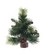 FEERIC LIGHTS & CHRISTMAS - Sapin de table artificiel vert pommes de pin et baies rouges H 25 cm - vignette