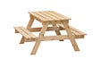 TIMBELA - TIMBELA M010-1 Table Enfant pour Le Jardin avec bac à sable - 90x90xH50 cm - vignette