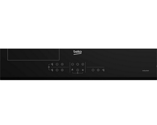 BEKO - table de cuissson à induction 60cm 3 feux 7200w noir - hii63201fmtb - large