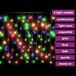 VIDAXL - vidaXL Rideau lumineux à glaçons LED 10m 400LED Multicolore 8fonctions - vignette