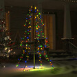 VIDAXL - vidaXL Arbre de Noël cône 160 LED d'intérieur/d'extérieur 78x120 cm - vignette