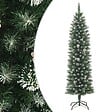 VIDAXL - vidaXL Sapin de Noël artificiel mince avec support 210 cm PVC - vignette