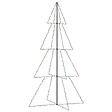 VIDAXL - vidaXL Arbre de Noël cône 360 LED d'intérieur/d'extérieur 143x250 cm - vignette