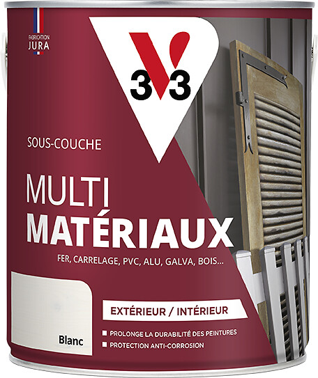V33 PEINTURE - Sous couche multi-matériaux Blanc 2,5 L - large