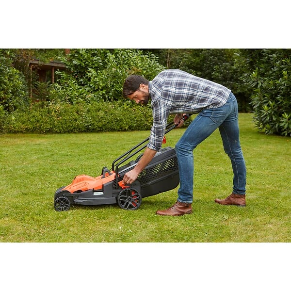 BLACK+DECKER - Tondeuse électrique BEMW471BH-QS - 38cm - 1600W - large