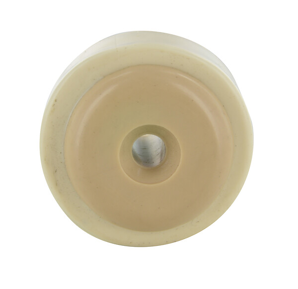 CIME - Butée de porte cylindre CIME D35mm H30mm plastique beige - large