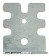 CIME - Equerre d'assemblage système 32 CIME 42x50x25mm acier zingué x4 - vignette