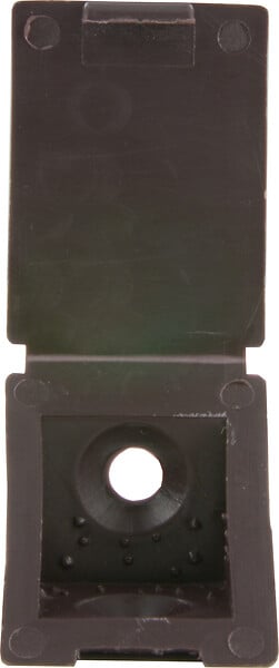 CIME - Taquet équerre CIME 23x23x24mm matière plastique brun x4 - large