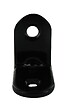 CIME - Equerre de chaise à  bouts ronds CIME 25x25x14mm acier zingué noir x4 - vignette