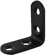 CIME - Équerre de chaise à bouts ronds - Noir - L.30xl.30xEp.14mm - vignette