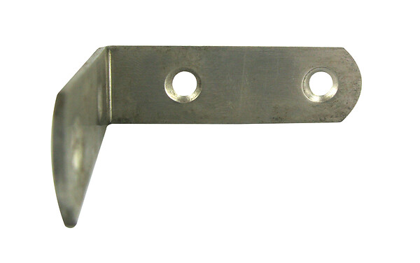 CIME - Equerre de chaise à bouts ronds CIME 50x50x15mm acier inoxydable x4 - large