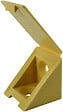 CIME - Taquet équerre simple plastique - Pin - x4 - 23x23x24mm - vignette