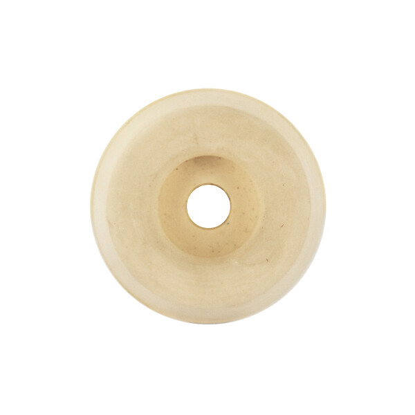 CIME - Butée de porte simple CIME D23mm H10mm caoutchouc blanc x4 - large