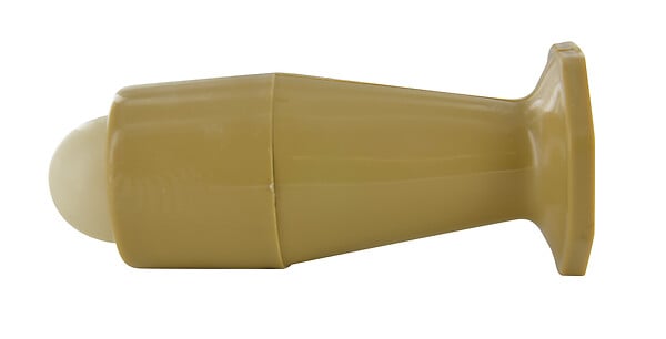 CIME - Butée de porte sur embase CIME D32mm L85mm plastique beige - large