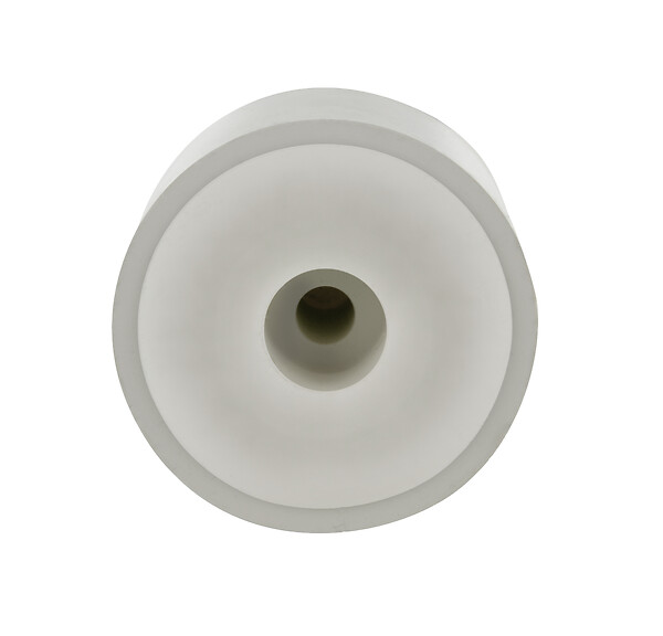 CIME - Butée de porte simple CIME D40mm H26mm caoutchouc blanc - large