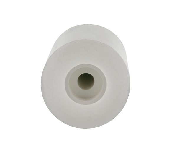 CIME - Butée de porte simple CIME D30mm H38mm caoutchouc blanc - large